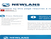 Tablet Screenshot of newlans.com